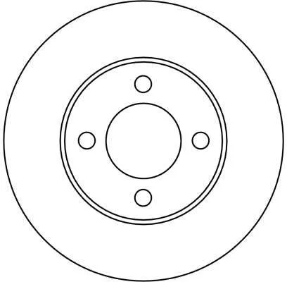 TRW Brake Disc (DF1521)