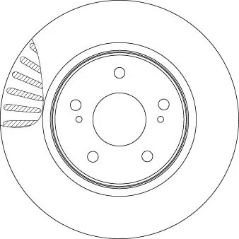 TRW Brake Disc (DF4857S)
