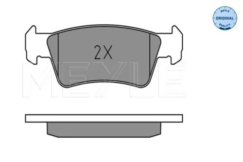 MEYLE Brake Pad Set, disc brake (0252436819)