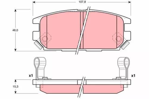 Brake Pad Set, disc brake