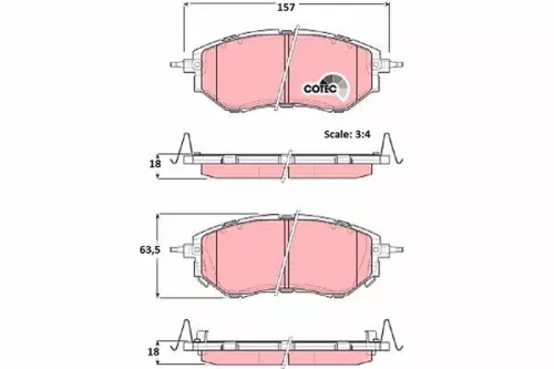 Brake Pad Set, disc brake