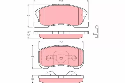 Brake Pad Set, disc brake