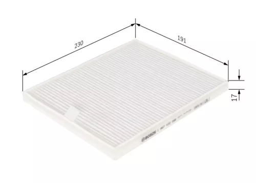 BOSCH Filter, cabin air (1987432066)