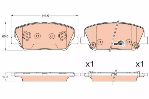 Brake Pad Set, disc brake