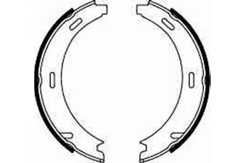 Brake Shoe Set, parking brake