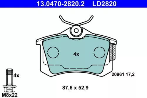 Brake Pad Set, disc brake