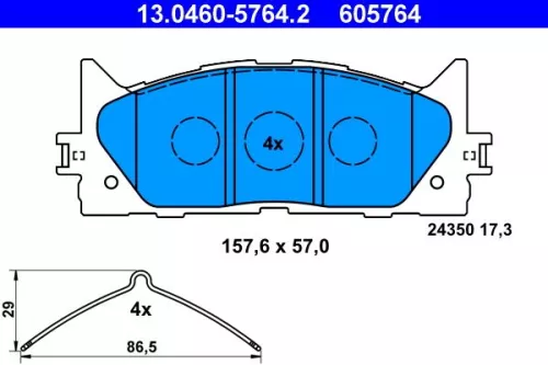 Brake Pad Set, disc brake