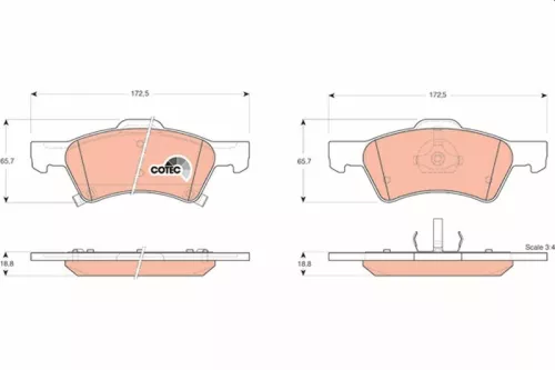 Brake Pad Set, disc brake