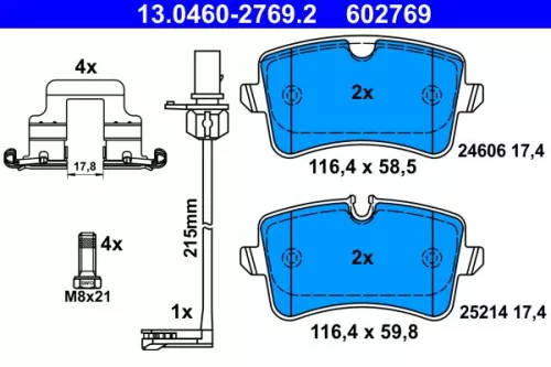 Brake Pad Set, disc brake