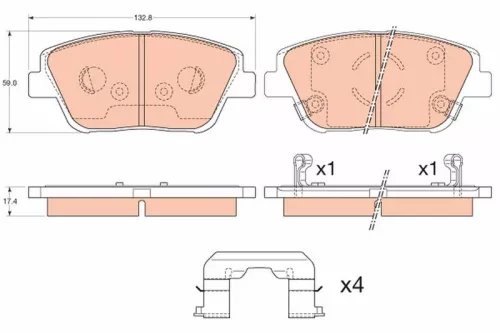 Brake Pad Set, disc brake