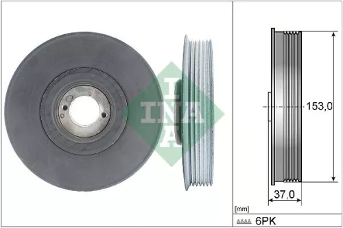 Belt Pulley, crankshaft