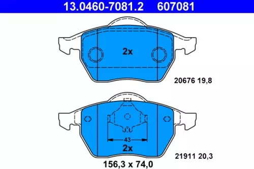 Brake Pad Set, disc brake