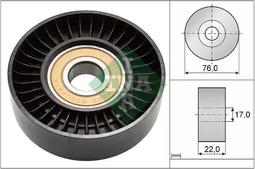 Tensioner Pulley, V-ribbed belt