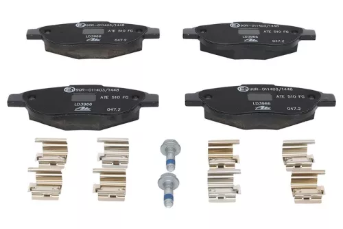 ATE Brake Pad Set, disc brake (13.0470-3966.2)