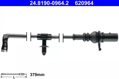 Warning Contact, brake pad wear
