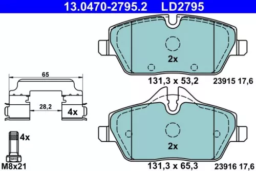 Brake Pad Set, disc brake