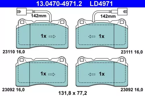 Brake Pad Set, disc brake