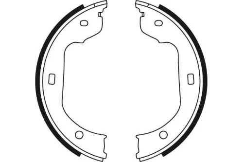 TRW Brake Shoe Set, parking brake (GS8478)