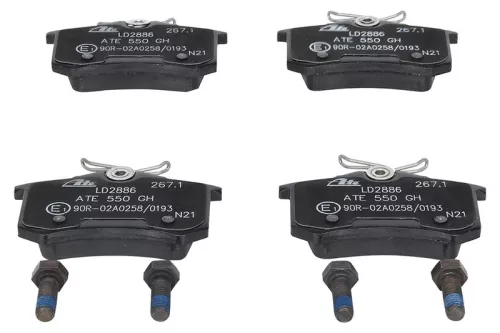 ATE Brake Pad Set, disc brake (13.0470-2886.2)