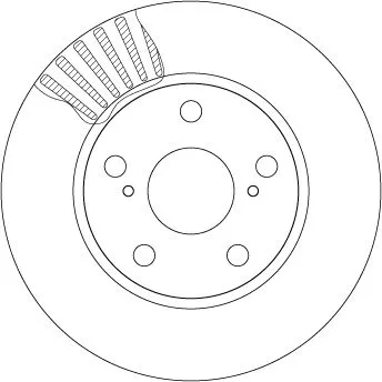 TRW Brake Disc (DF4810)