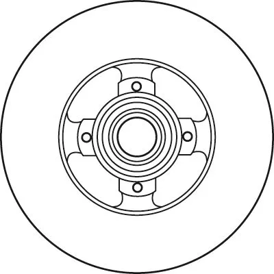 TRW Brake Disc (DF6128BS)