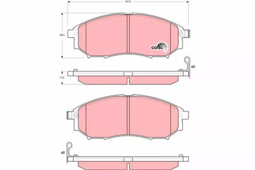 Brake Pad Set, disc brake