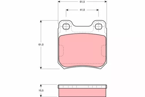 Brake Pad Set, disc brake