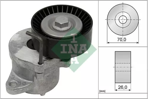 Belt Tensioner, V-ribbed belt