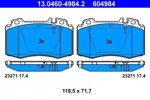 Brake Pad Set, disc brake