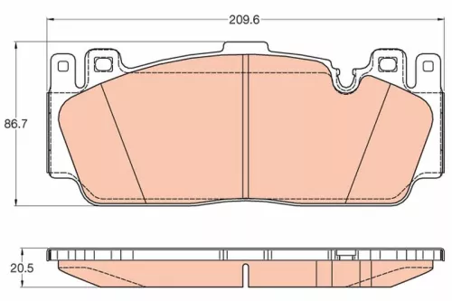 Brake Pad Set, disc brake