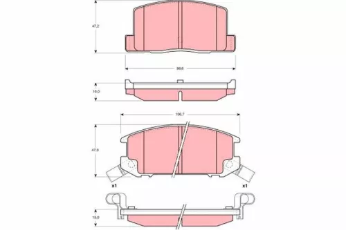 Brake Pad Set, disc brake