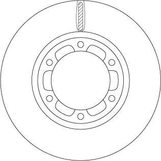 TRW Brake Disc (DF6640S)