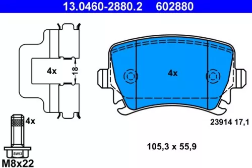 Brake Pad Set, disc brake