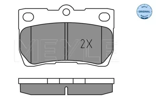 MEYLE Brake Pad Set, disc brake (0252432317)