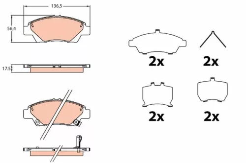 Brake Pad Set, disc brake