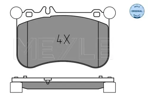 MEYLE Brake Pad Set, disc brake (0252521917)