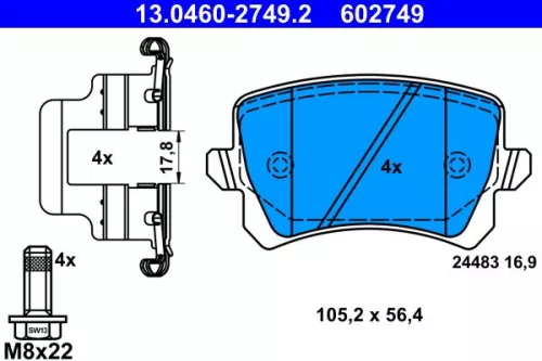 Brake Pad Set, disc brake