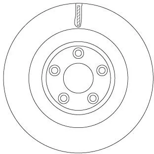 TRW Brake Disc (DF6816S)
