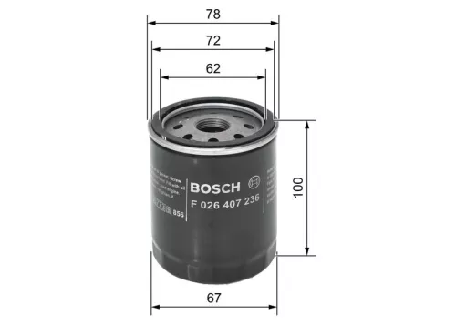 BOSCH Oil Filter (F026407236)