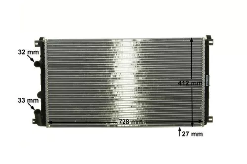 MAHLE Radiator, engine cooling (CR1683000S)