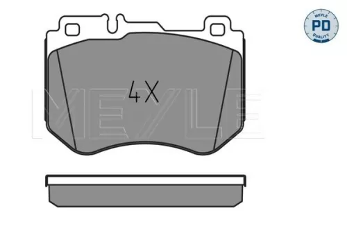 MEYLE Brake Pad Set, disc brake (0252599719/PD)