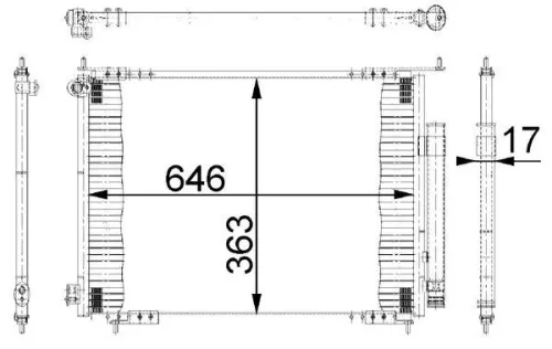 Condenser, air conditioning