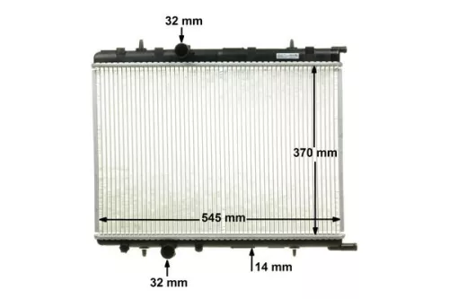 MAHLE Radiator, engine cooling (CR515000P)
