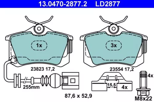 Brake Pad Set, disc brake