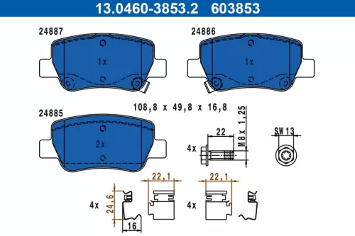 Brake Pad Set, disc brake