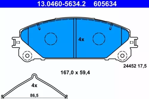 Brake Pad Set, disc brake