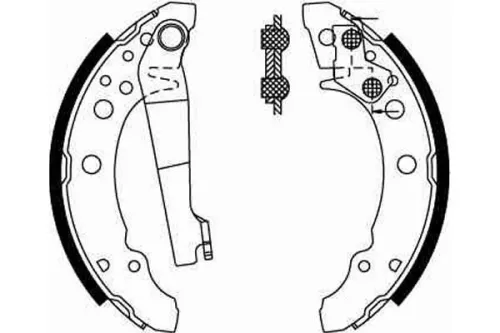 TRW Brake Shoe Set (GS8166)
