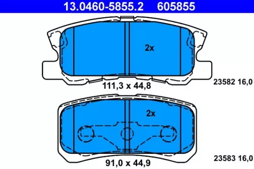 Brake Pad Set, disc brake