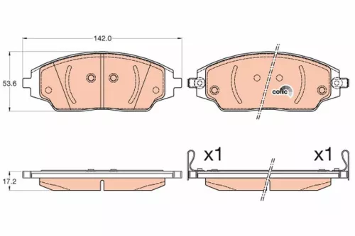 Brake Pad Set, disc brake