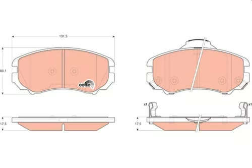 Brake Pad Set, disc brake